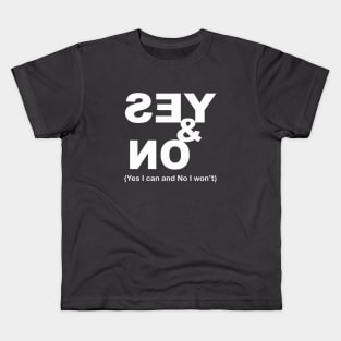 YES AND NO Kids T-Shirt